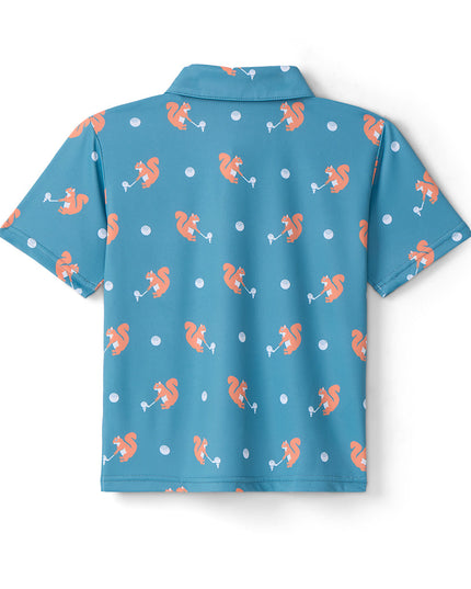 Toddler Boy's Squirrel! Golf Polo
