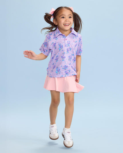 Toddler Girl's Flamingo Fiasco Golf Polo