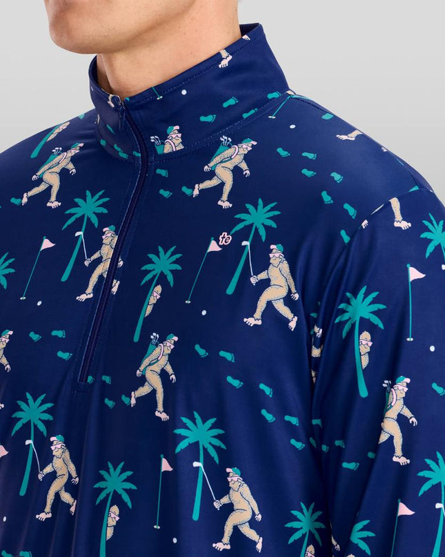 Men's Bigfoot Bogey Golf Quarter Zip Pullover