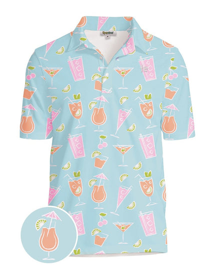 Men's Cocktail Caddy Pickleball Shirt