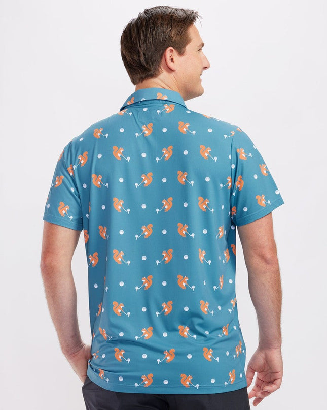 Men's Squirrel! Golf Polo