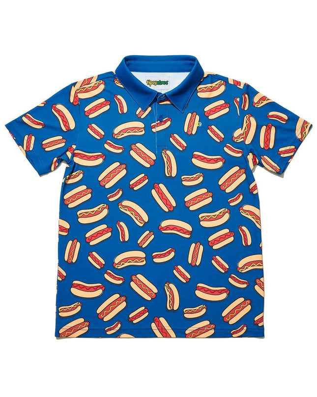Boy's Hot Dog Golf Polo