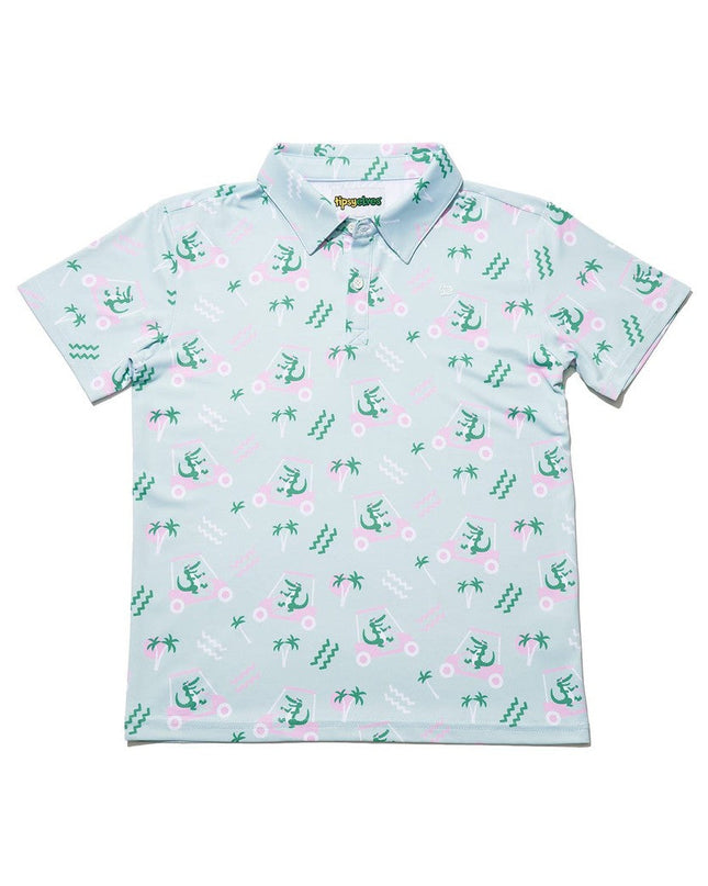 Girl's Golf Cart Gator Golf Polo
