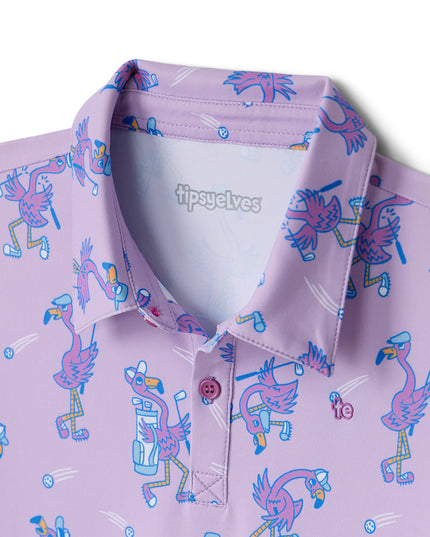 Girl's Flamingo Fiasco Golf Polo