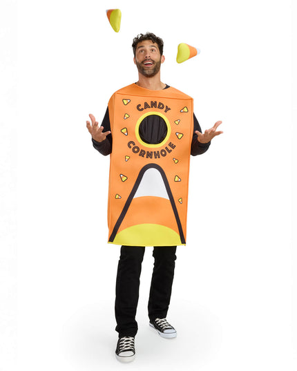 Men's Candy Corn Cornhole Game Costume