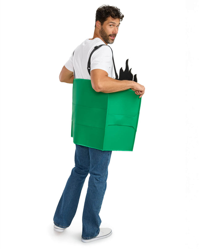Men's Dumpster Fire Light Up Costume