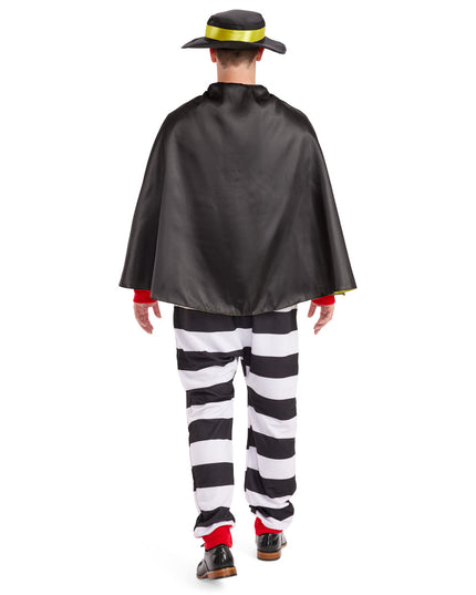 Men's Hamburger Thief Costume