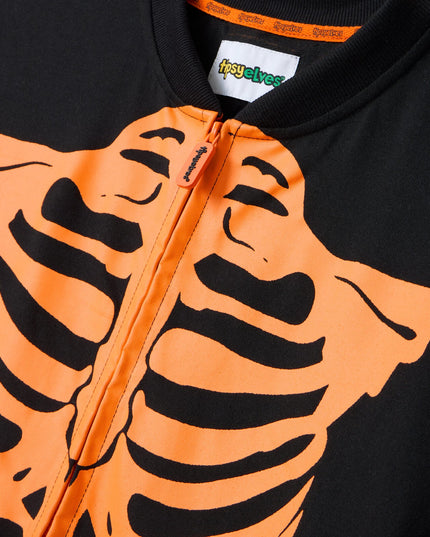 Women's Pumpkin Head Skeleton Costume