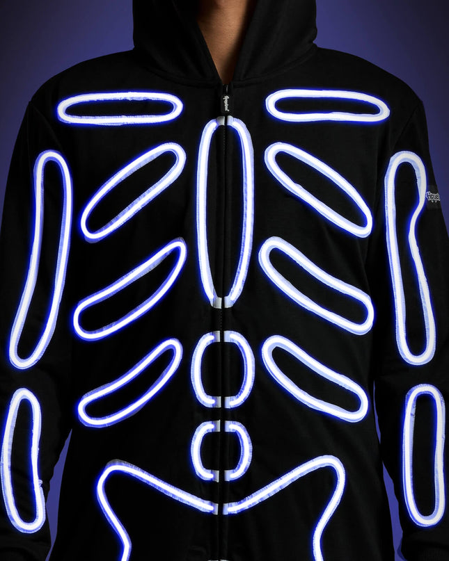 Matching Neon LED Skeleton Family Costumes