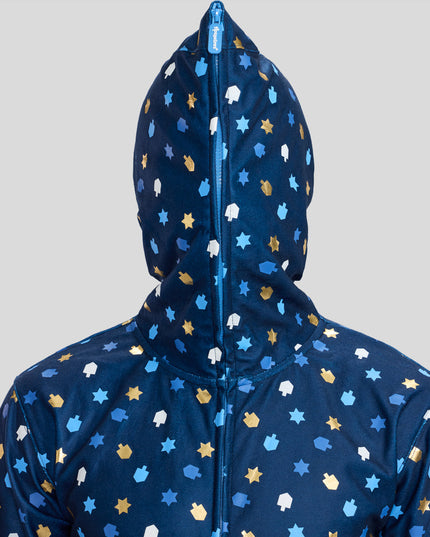 Men's Dreidel Decor Jumpsuit