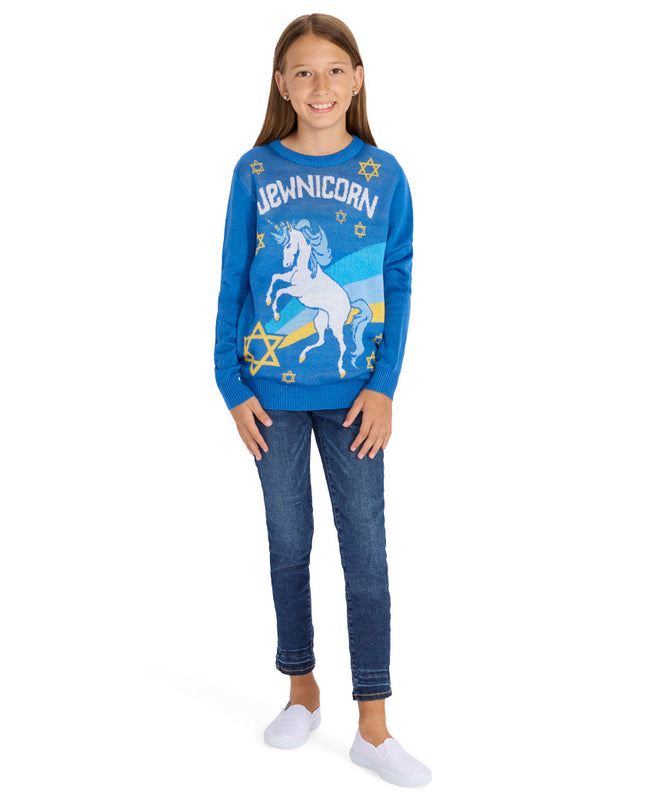 Girl's Jewnicorn Sweater