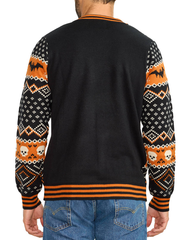Men's Pumpkin Light Up Sweater