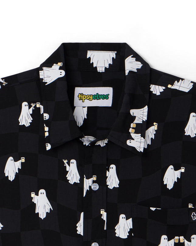 Men's BOOze Ghost Button Down Shirt