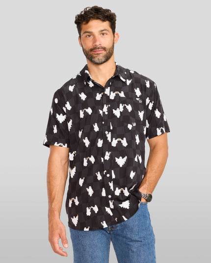 Men's BOOze Ghost Button Down Shirt
