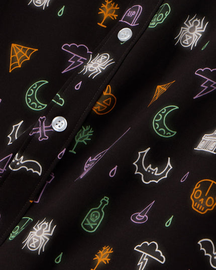 Men's Black Magic Button Down Shirt