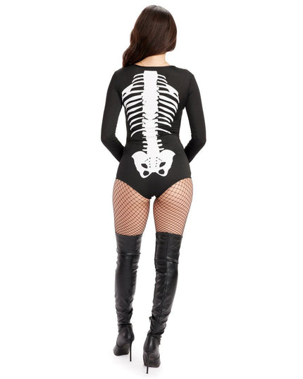 Sexy Skeleton Bodysuit Costume