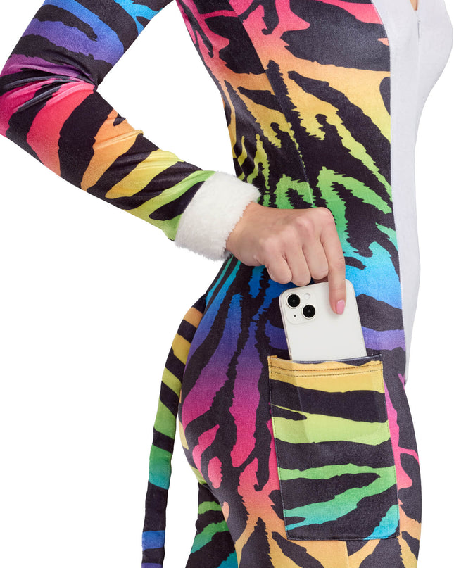 90's Rainbow Tiger Bodysuit