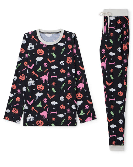 Women's Black Magic Halloween Pajama Set