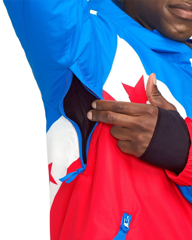 Men's Rockets Red Shred Winter Jacket