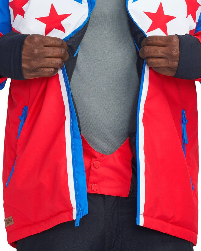 Men's Rockets Red Shred Snowboard Jacket