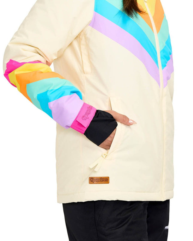 Women's Retro Rainbow Ski Jacket