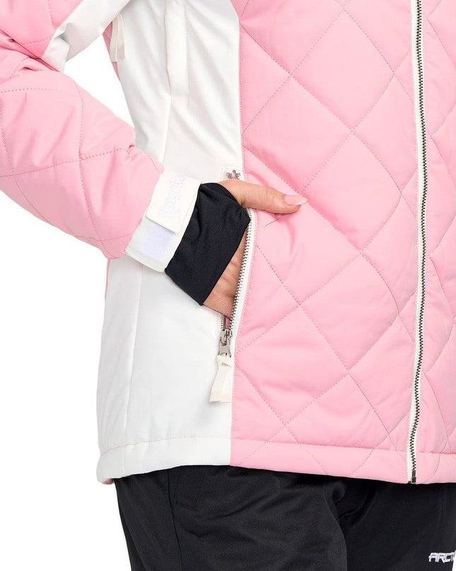 Women's Powder Pink Winter Jacket
