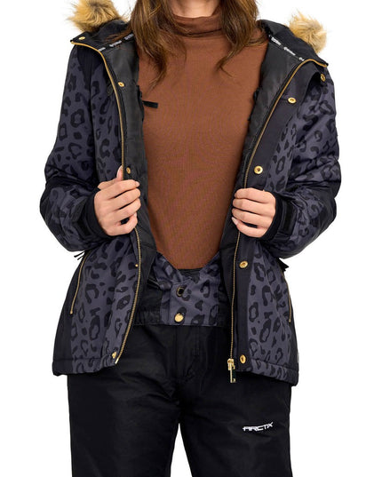 Women's Midnight Leopard Ski Jacket