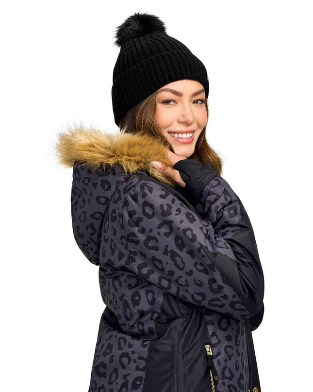Women's Midnight Leopard Ski Jacket