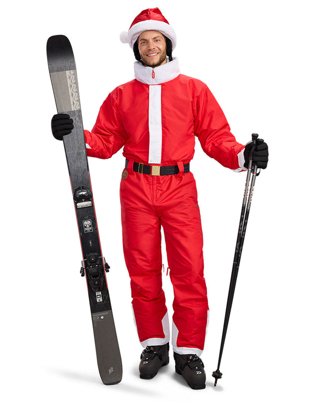 Men's Santa Snow Suit and Helmet cover