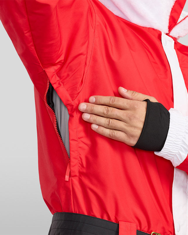 Men's Santa Ski Suit and Helmet Cover