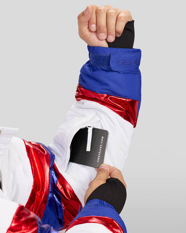 Men's Space Racer Snow Suit and Helmet Cover