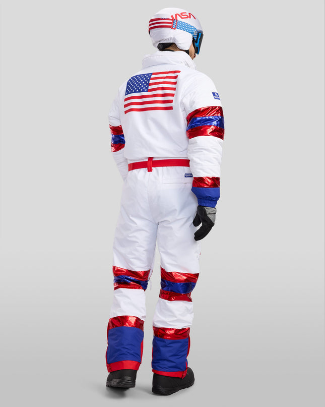 Men's Space Racer Ski Suit and Helmet Cover
