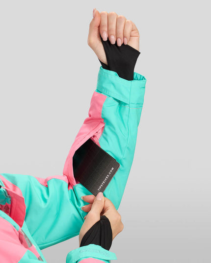 Women's Electric Zebra Ski Suit