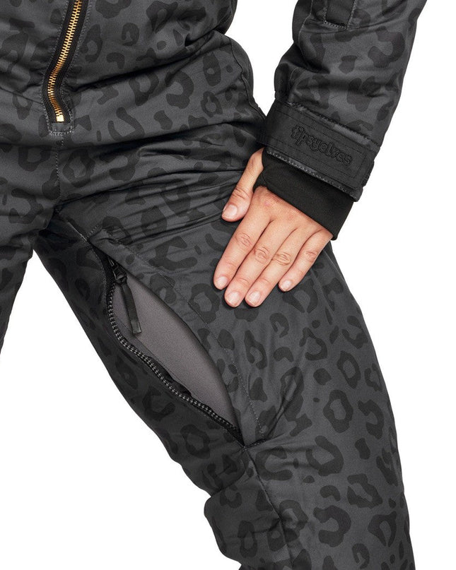 Women's Midnight Leopard Ski Suit