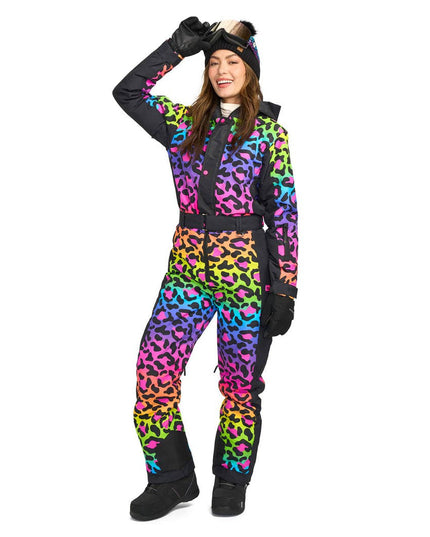Women's 90's Leopard Snow Suit