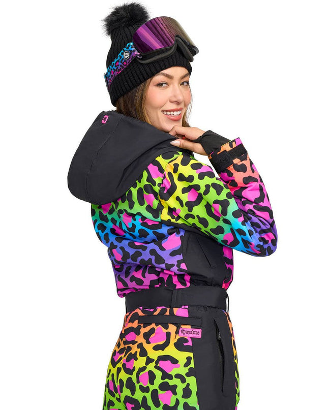 Women's 90's Leopard Ski Suit