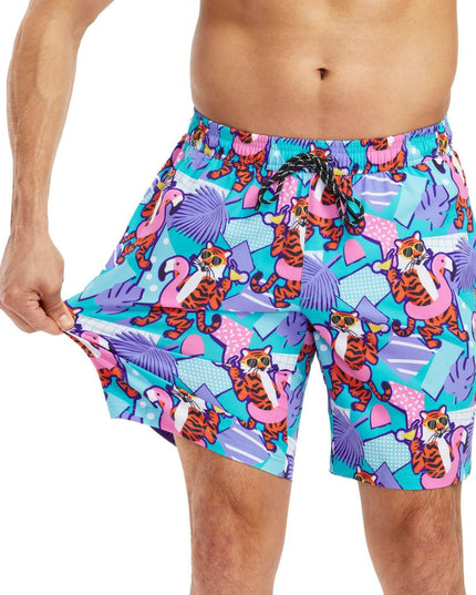 Cool Cats Stretch Swim Trunks - 7.5" Inseam