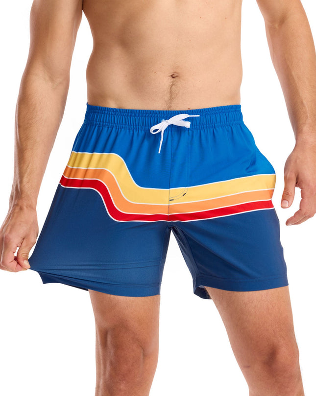 Retro Rider Stretch Swim Trunks - 6" Inseam