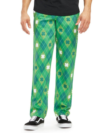 Men's Argyle Clover Pants
