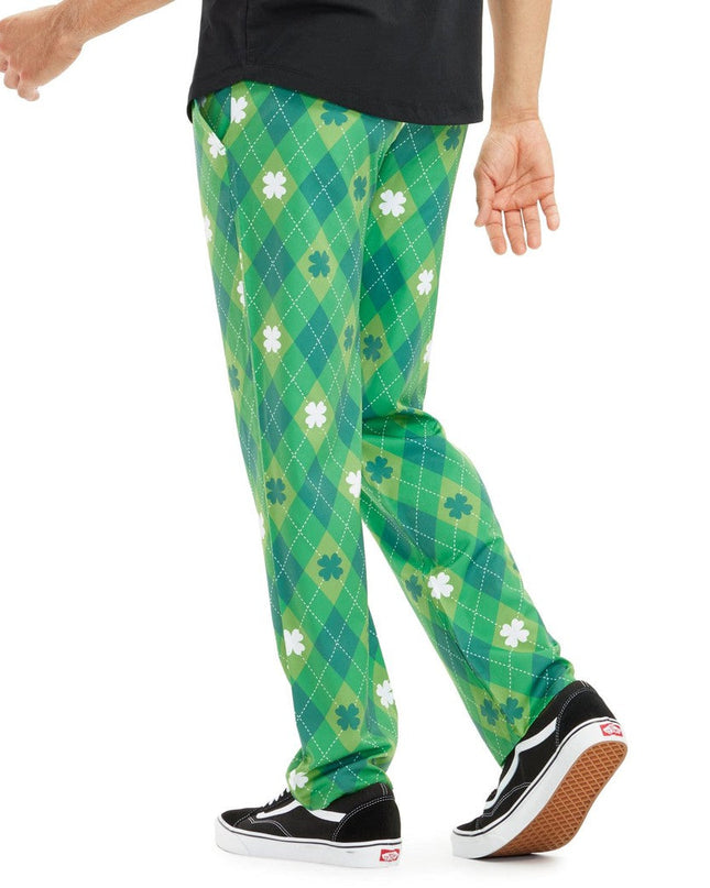 Men's Argyle Clover Pants