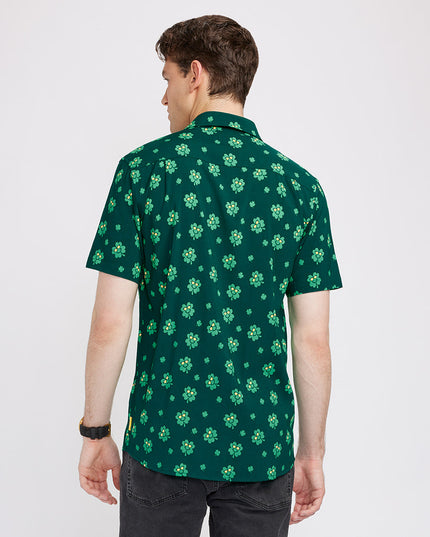 Men's Cool Clover Button Down Shirt