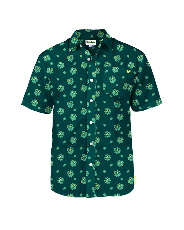 Men's Cool Clover Button Down Shirt