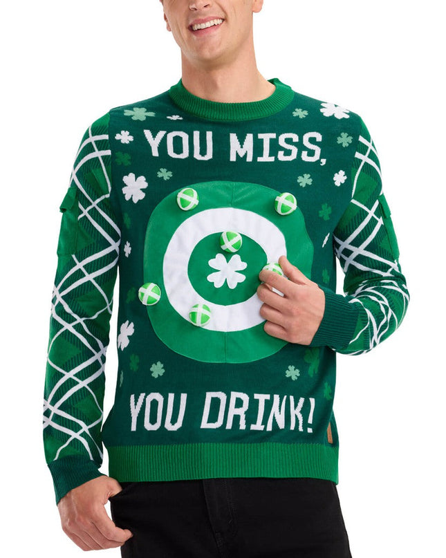 Men's St. Paddy's Drinking Game Sweater