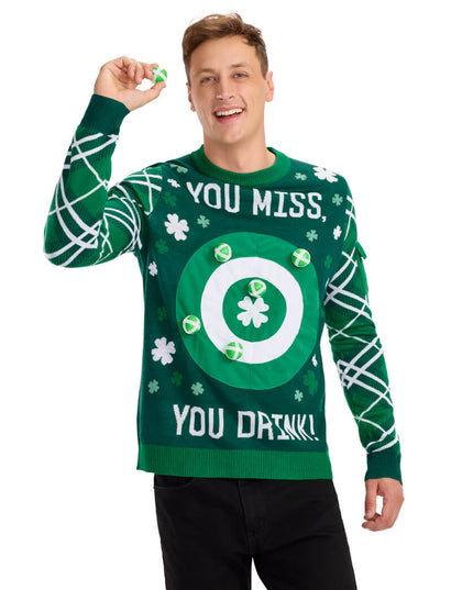 Men's St. Paddy's Drinking Game Sweater