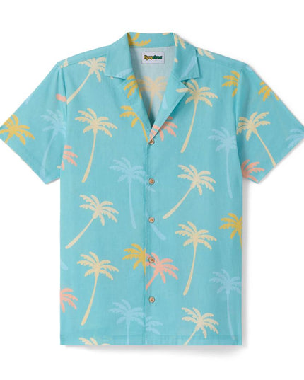 Men's Counting Palms Linen Cabana Shirt