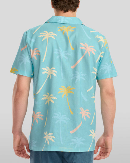 Men's Counting Palms Linen Cabana Shirt