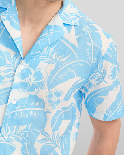 Men's Frond of Paradise Linen Cabana Shirt