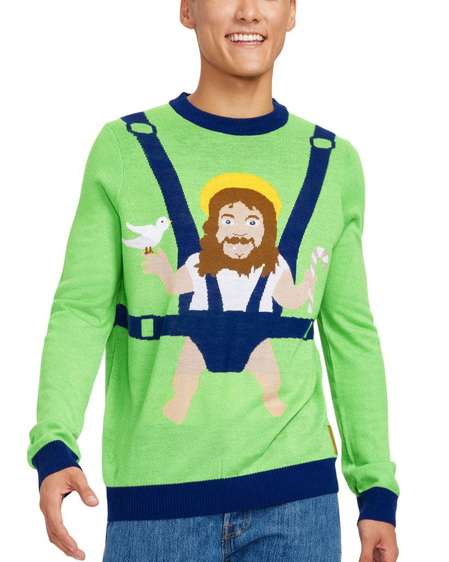 Men's Sweet Baby Jesus Ugly Christmas Sweater