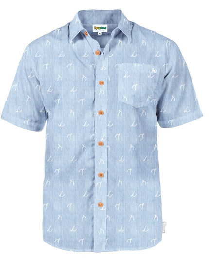 Men's Wishbone Thinking Button Down Shirt