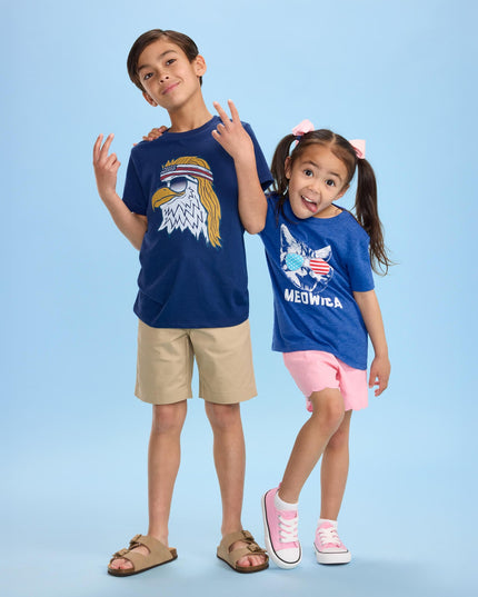 Toddler Girl's Meowica Tee